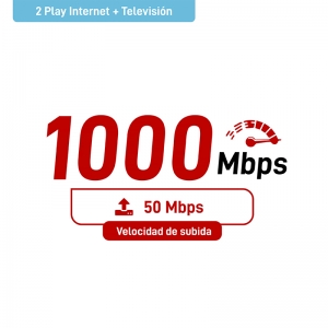 2 Play Hogar - TV + Internet 1000Mbps
