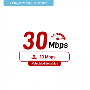 2 Play Hogar -  TV + Internet 30Mbps