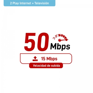 2 Play Hogar -  TV + Internet 50Mbps