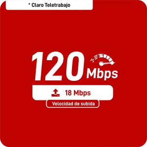 2 Play Teletrabajo - TV Avanzado + Internet 120Mbps