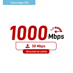 Claro Hogar 1 Play - Internet 1000Mbps