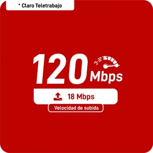 Claro Teletrabajo 1 Play - 120Mbps